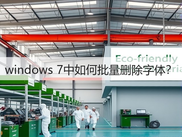 windows 7中如何批量删除字体？(图2)