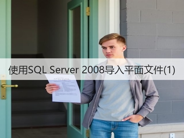 使用SQL Server 2008导入平面文件(1)(图1) 使用SQL Server 2008导入平面文件(1)(图1)