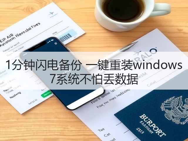 1分钟闪电备份 一键重装windows 7系统不怕丢数据(图2) 1分钟闪电备份 一键重装windows 7系统不怕丢数据(图2)
