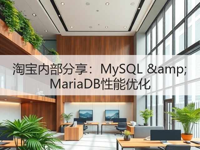 淘宝内部分享:MySQL & MariaDB性能优化(图2) 淘宝内部分享:MySQL & MariaDB性能优化(图2)