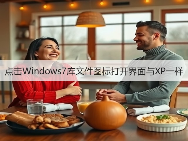 点击Windows7库文件图标打开界面与XP一样(图3) 点击Windows7库文件图标打开界面与XP一样(图3)