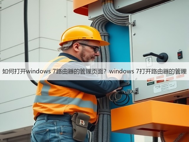 如何打开windows 7路由器的管理页面?windows 7打开路由器的管理(图1) 如何打开windows 7路由器的管理页面?windows 7打开路由器的管理(图1)