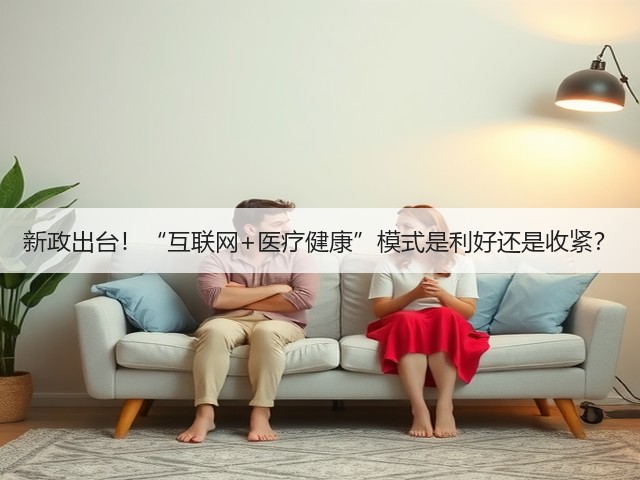 新政出台！“互联网+医疗健康”模式是利好还是收紧？(图1)