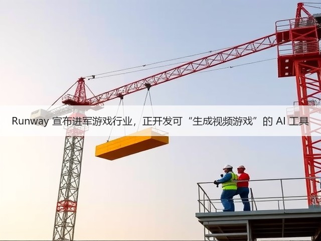 Runway 宣布进军游戏行业,正开发可“生成视频游戏”的 AI 工具(图3) Runway 宣布进军游戏行业,正开发可“生成视频游戏”的 AI 工具(图3)