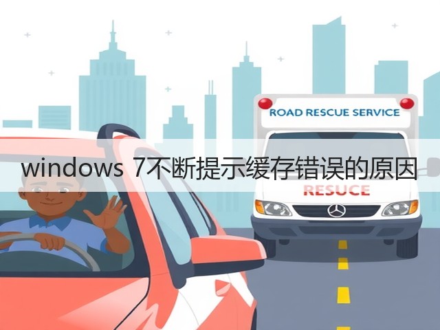 windows 7不断提示缓存错误的原因(图3)