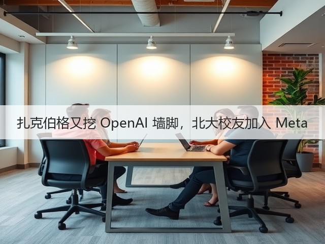 扎克伯格又挖 OpenAI 墙脚,北大校友加入 Meta(图2) 扎克伯格又挖 OpenAI 墙脚,北大校友加入 Meta(图2)