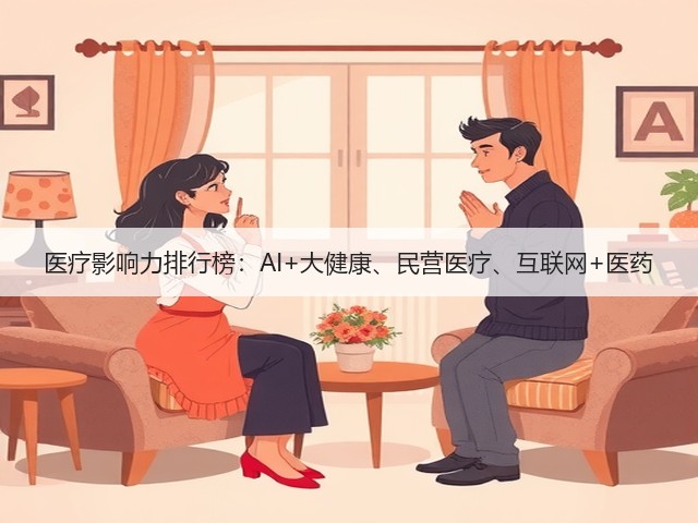 医疗影响力排行榜:AI+大健康、民营医疗、互联网+医药(图1) 医疗影响力排行榜:AI+大健康、民营医疗、互联网+医药(图1)