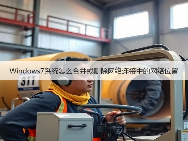Windows7系统怎么合并或删除网络连接中的网络位置(图2)