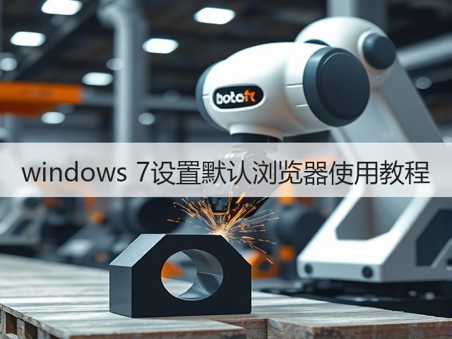 windows 7设置默认浏览器使用教程(图1)