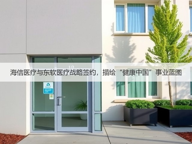 海信医疗与东软医疗战略签约,描绘“健康中国”事业蓝图(图2) 海信医疗与东软医疗战略签约,描绘“健康中国”事业蓝图(图2)