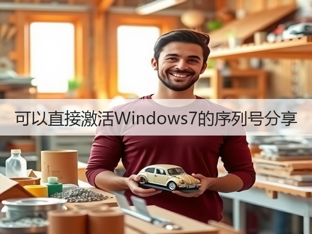 可以直接激活Windows7的序列号分享(图1)