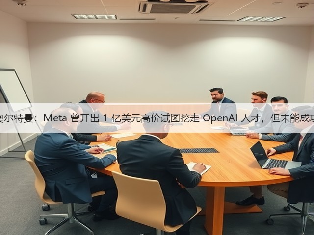 奥尔特曼：Meta 曾开出 1 亿美元高价试图挖走 OpenAI 人才，但未能成功(图1)