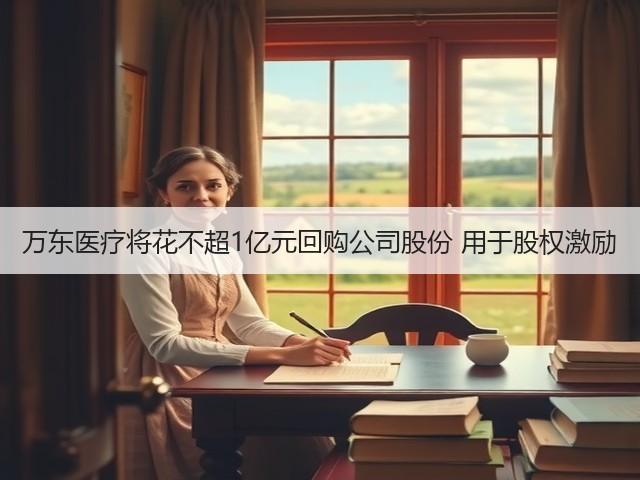 万东医疗将花不超1亿元回购公司股份 用于股权激励(图3) 万东医疗将花不超1亿元回购公司股份 用于股权激励(图3)