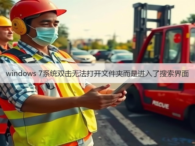 windows 7系统双击无法打开文件夹而是进入了搜索界面(图3) windows 7系统双击无法打开文件夹而是进入了搜索界面(图3)