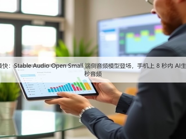 速度最快:Stable Audio Open Small 端侧音频模型登场,手机上 8 秒内 AI生成 11 秒音频(图1) 速度最快:Stable Audio Open Small 端侧音频模型登场,手机上 8 秒内 AI生成 11 秒音频(图1)