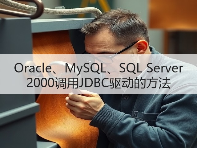 Oracle、MySQL、SQL Server 2000调用JDBC驱动的方法(图1)