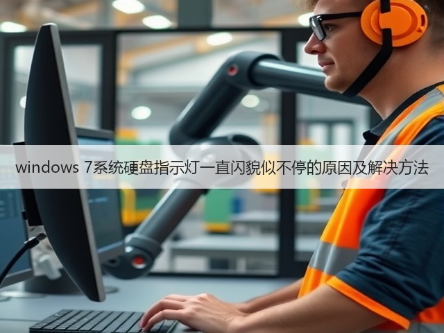 windows 7系统硬盘指示灯一直闪貌似不停的原因及解决方法(图2) windows 7系统硬盘指示灯一直闪貌似不停的原因及解决方法(图2)