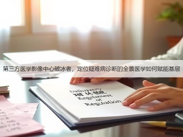 第三方医学影像中心破冰者,定位疑难病诊断的全景医学如何赋能基层(图3) 第三方医学影像中心破冰者,定位疑难病诊断的全景医学如何赋能基层(图3)