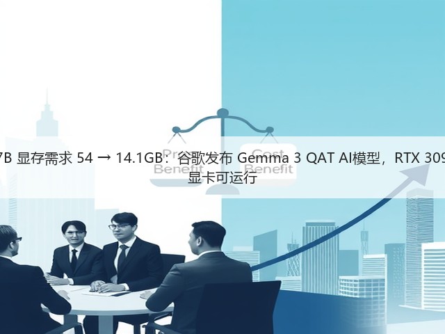 27B 显存需求 54 → 14.1GB:谷歌发布 Gemma 3 QAT AI模型,RTX 3090 显卡可运行(图2) 27B 显存需求 54 → 14.1GB:谷歌发布 Gemma 3 QAT AI模型,RTX 3090 显卡可运行(图2)
