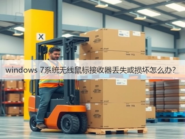 windows 7系统无线鼠标接收器丢失或损坏怎么办？(图3)