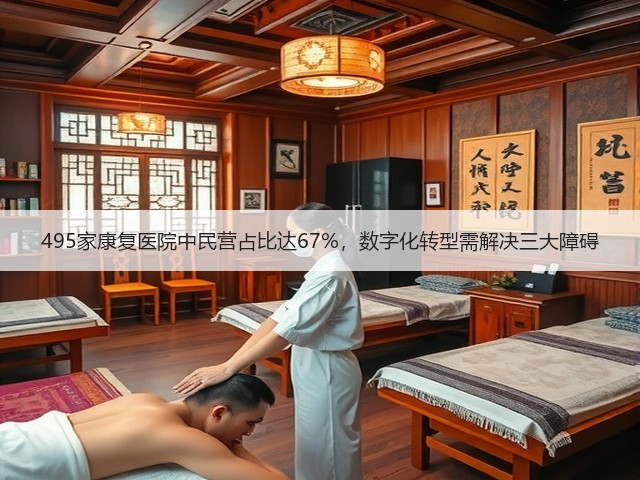 495家康复医院中民营占比达67%,数字化转型需解决三大障碍(图3) 495家康复医院中民营占比达67%,数字化转型需解决三大障碍(图3)