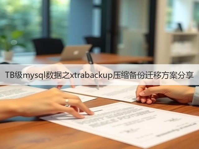 TB级mysql数据之xtrabackup压缩备份迁移方案分享(图1) TB级mysql数据之xtrabackup压缩备份迁移方案分享(图1)