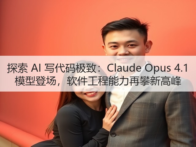 探索 AI 写代码极致：Claude Opus 4.1 模型登场，软件工程能力再攀新高峰(图1)