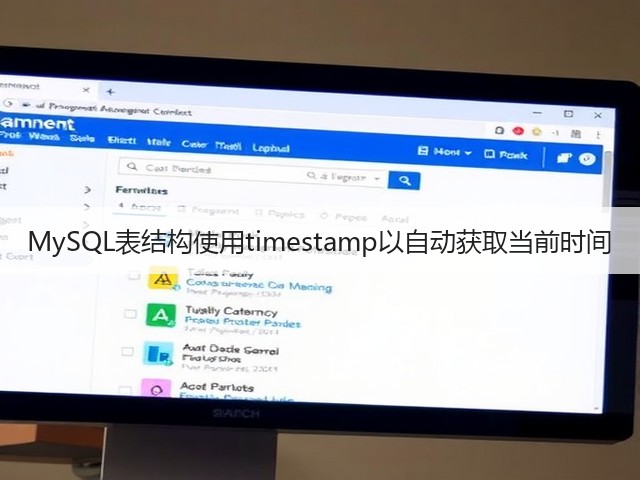 MySQL表结构使用timestamp以自动获取当前时间(图1) MySQL表结构使用timestamp以自动获取当前时间(图1)
