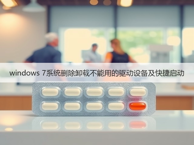 windows 7系统删除卸载不能用的驱动设备及快捷启动(图1) windows 7系统删除卸载不能用的驱动设备及快捷启动(图1)