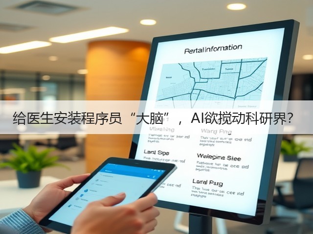 给医生安装程序员“大脑”，AI欲搅动科研界？(图2)