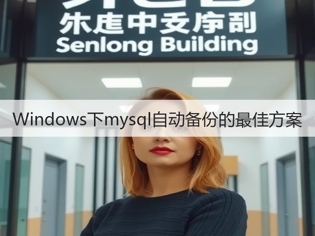 Windows下mysql自动备份的最佳方案(图1) Windows下mysql自动备份的最佳方案(图1)