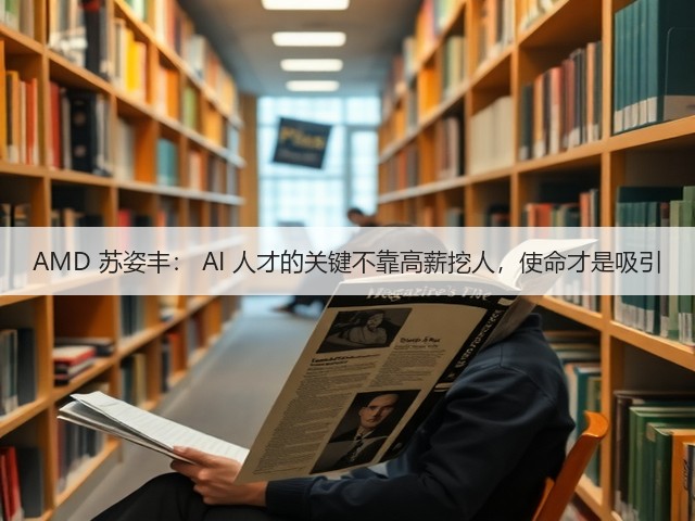 AMD 苏姿丰: AI 人才的关键不靠高薪挖人,使命才是吸引(图3) AMD 苏姿丰: AI 人才的关键不靠高薪挖人,使命才是吸引(图3)