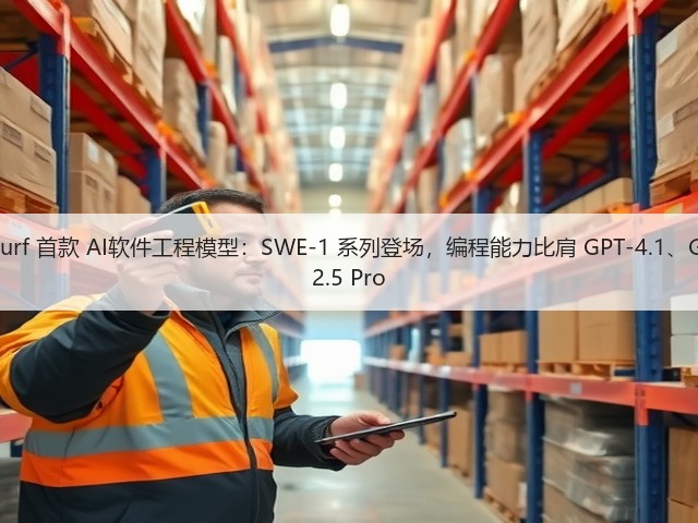 Windsurf 首款 AI软件工程模型:SWE-1 系列登场,编程能力比肩 GPT-4.1、Gemini 2.5 Pro(图1) Windsurf 首款 AI软件工程模型:SWE-1 系列登场,编程能力比肩 GPT-4.1、Gemini 2.5 Pro(图1)