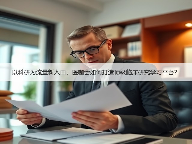 以科研为流量新入口,医咖会如何打造顶级临床研究学习平台?(图2) 以科研为流量新入口,医咖会如何打造顶级临床研究学习平台?(图2)