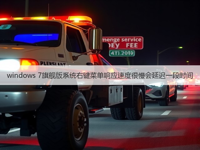 windows 7旗舰版系统右键菜单响应速度很慢会延迟一段时间(图3) windows 7旗舰版系统右键菜单响应速度很慢会延迟一段时间(图3)