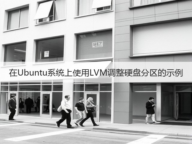 在Ubuntu系统上使用LVM调整硬盘分区的示例(图3) 在Ubuntu系统上使用LVM调整硬盘分区的示例(图3)
