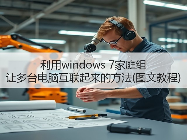 利用windows 7家庭组 让多台电脑互联起来的方法(图文教程)(图1) 利用windows 7家庭组 让多台电脑互联起来的方法(图文教程)(图1)