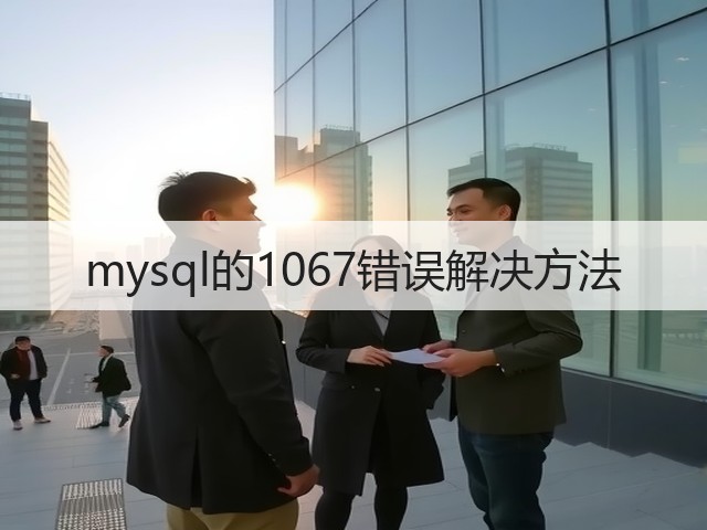 mysql的1067错误解决方法(图2) mysql的1067错误解决方法(图2)