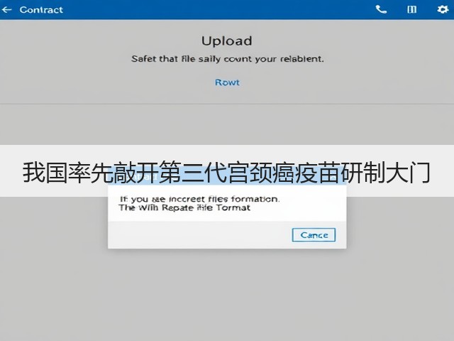 我国率先敲开第三代宫颈癌疫苗研制大门(图2)