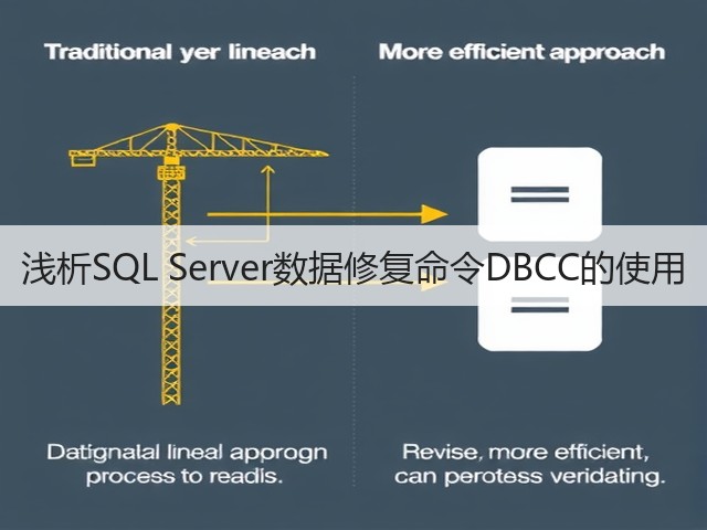 浅析SQL Server数据修复命令DBCC的使用(图3) 浅析SQL Server数据修复命令DBCC的使用(图3)