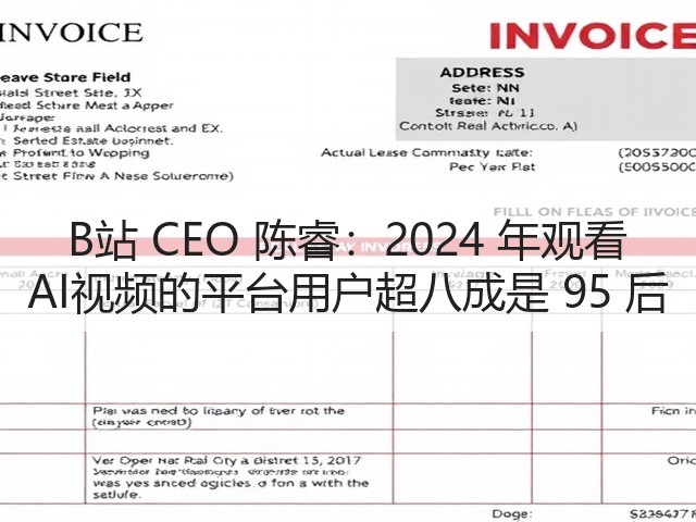 B站 CEO 陈睿:2024 年观看 AI视频的平台用户超八成是 95 后(图3) B站 CEO 陈睿:2024 年观看 AI视频的平台用户超八成是 95 后(图3)