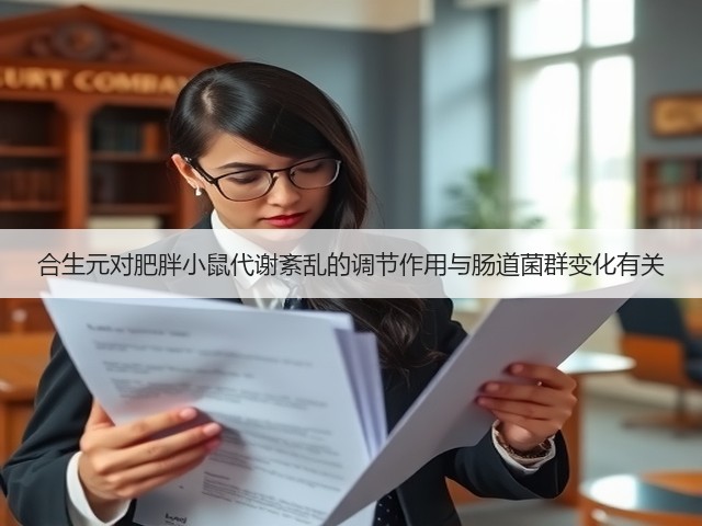 合生元对肥胖小鼠代谢紊乱的调节作用与肠道菌群变化有关(图3) 合生元对肥胖小鼠代谢紊乱的调节作用与肠道菌群变化有关(图3)