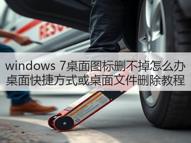 windows 7桌面图标删不掉怎么办 桌面快捷方式或桌面文件删除教程(图1) windows 7桌面图标删不掉怎么办 桌面快捷方式或桌面文件删除教程(图1)