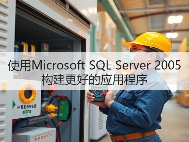 使用Microsoft SQL Server 2005 构建更好的应用程序(图2) 使用Microsoft SQL Server 2005 构建更好的应用程序(图2)