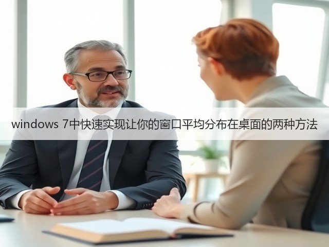 windows 7中快速实现让你的窗口平均分布在桌面的两种方法(图2) windows 7中快速实现让你的窗口平均分布在桌面的两种方法(图2)