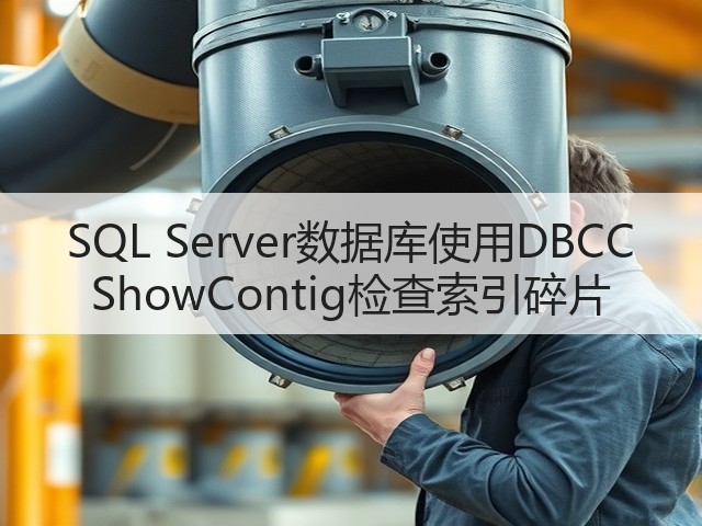 SQL Server数据库使用DBCC ShowContig检查索引碎片(图3) SQL Server数据库使用DBCC ShowContig检查索引碎片(图3)