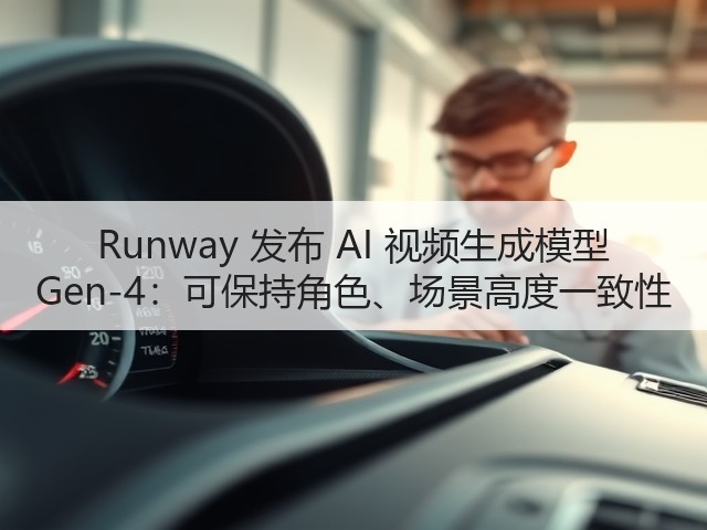 Runway 发布 AI 视频生成模型 Gen-4：可保持角色、场景高度一致性(图2)