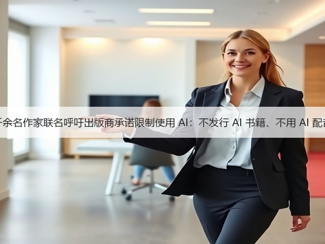 千余名作家联名呼吁出版商承诺限制使用 AI：不发行 AI 书籍、不用 AI 配音(图1)