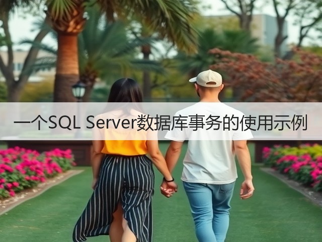 一个SQL Server数据库事务的使用示例(图2) 一个SQL Server数据库事务的使用示例(图2)
