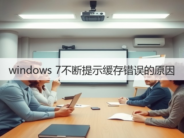 windows 7不断提示缓存错误的原因(图1)
